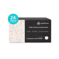 MOTHERNA - Toallitas Húmedas Caja 24x60, 1.440uns diseño Mujer