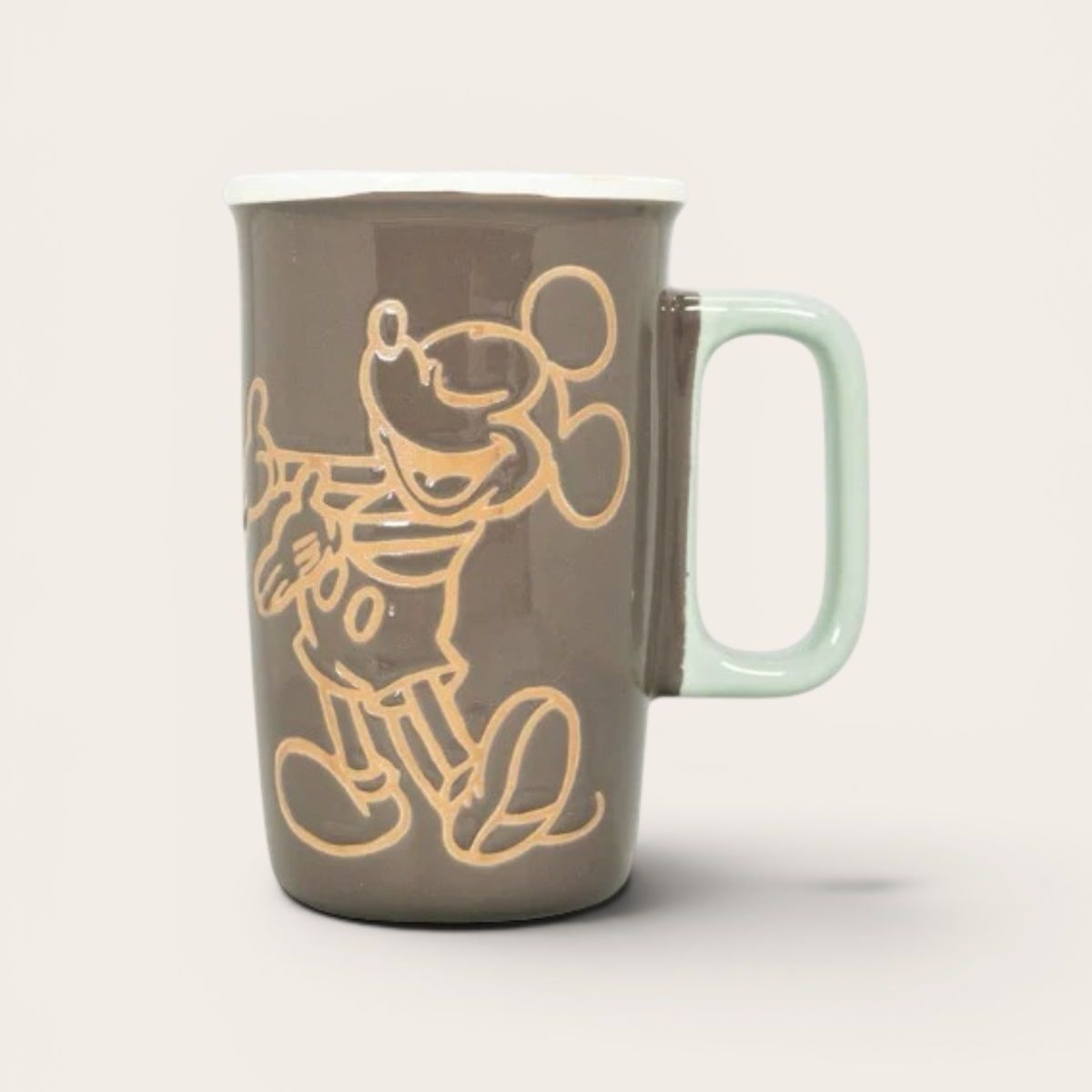 DISNEY - TAZON LATTE DE CERAMICA MICKEY MOUSE BROWN 550 ML DISNEY