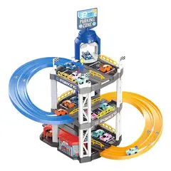 GENERICO - Pista Autos Bighouse 3 Niveles Juguete Armable Multicolor Con 2 Autos BELUG