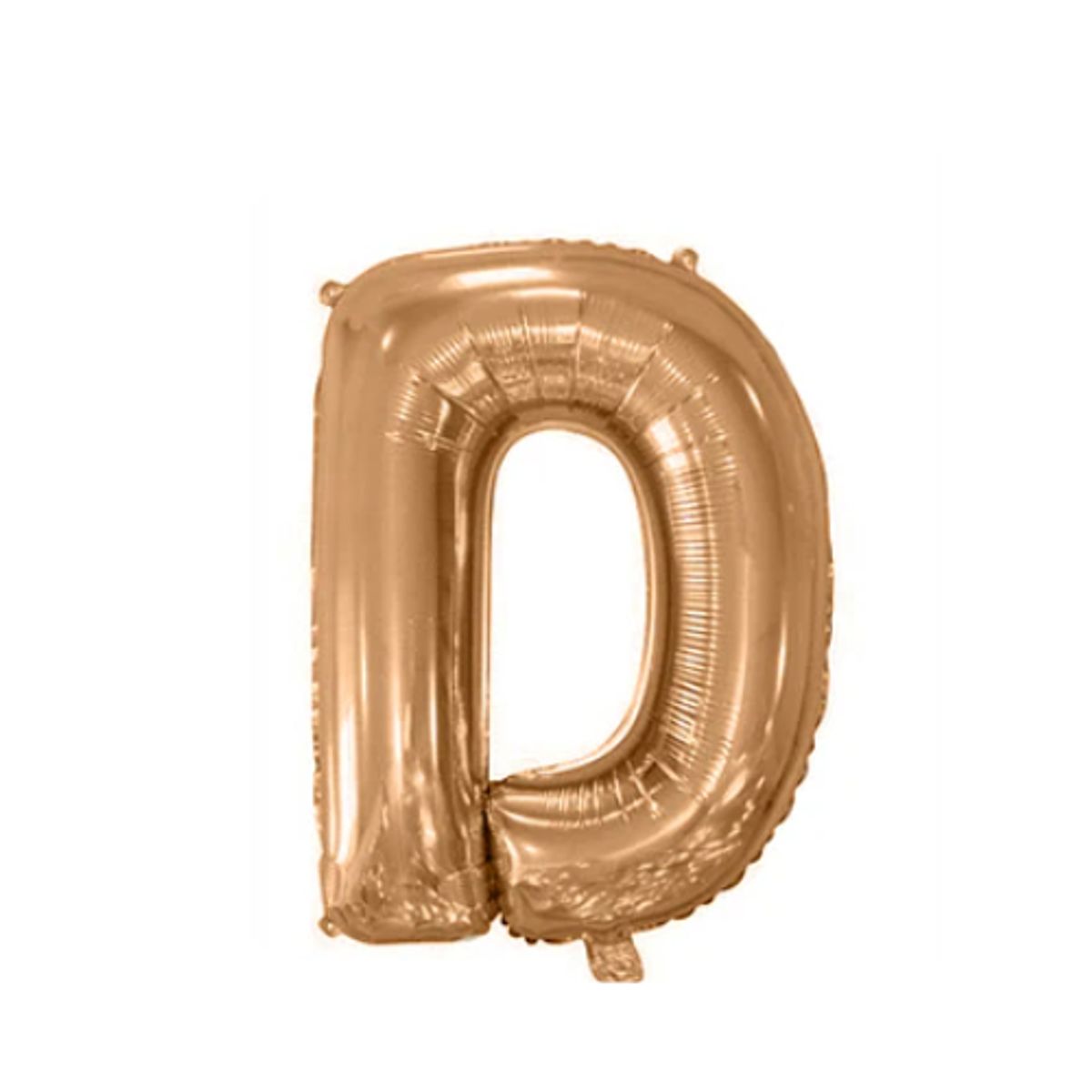 GENERICO - Globos metalizados de letras 40 pulgadas Oro Rosa LETRA D