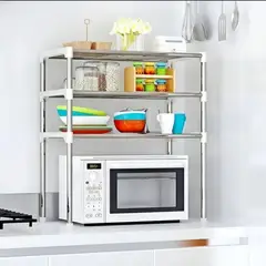GENERICO - Estante Almacenamiento Multifuncional 3 Niveles Cocina