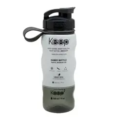 KEEP - Botella Sport Colores 560ml Gimnasio Deporte Negro