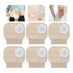 QUICK - 60x Bolsa Colostomia Placa Aro Ostomia Anti Olor Gases