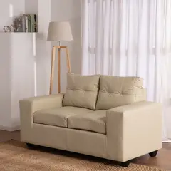 MUEBLES COTTONI - Sofá 2 cuerpos Lucca PU