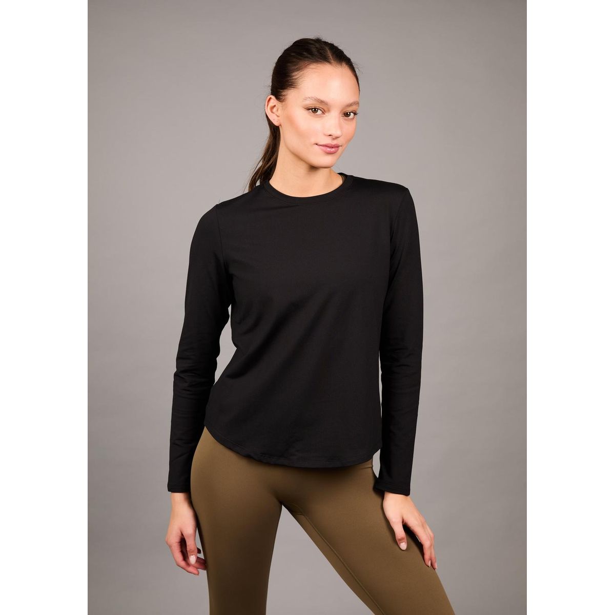 THEA - Polera Mawu Black - Manga Larga