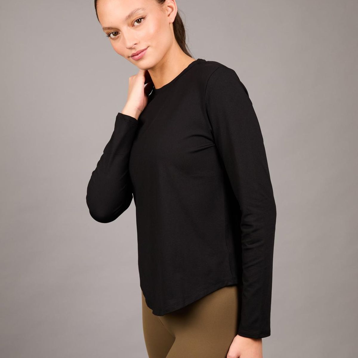 THEA - Polera Mawu Black - Manga Larga