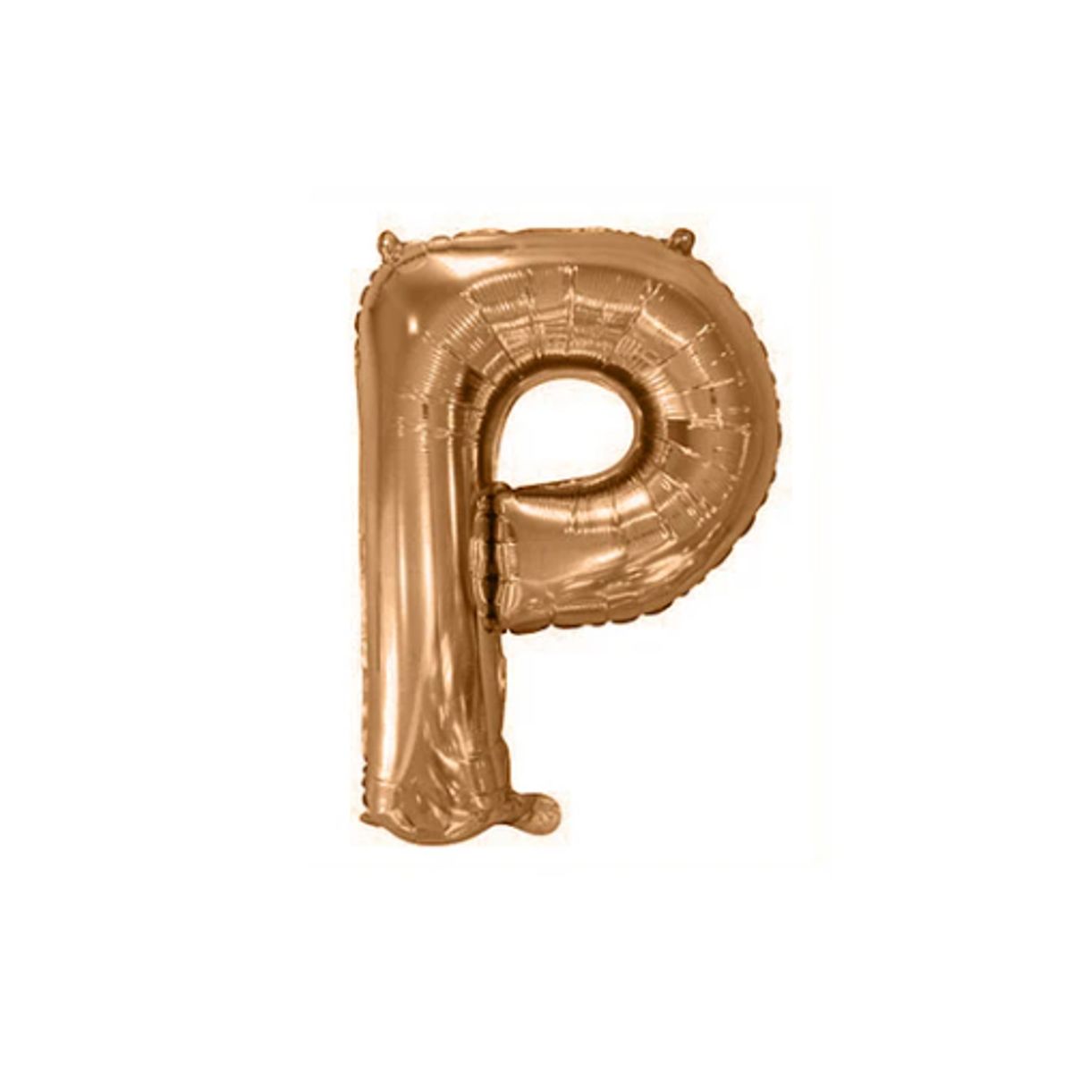 GENERICO - Globos metalizados de letras 40 pulgadas Oro Rosa LETRA LETRA P