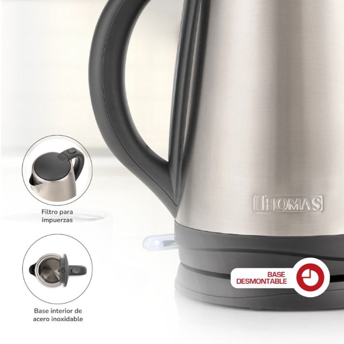 THOMAS - HERVIDOR 1800ml THOMAS TH-5408i