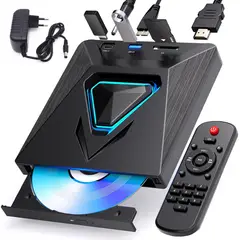 GENERICO - Grabador DVD Externo Multifuncional con HDMI para TV