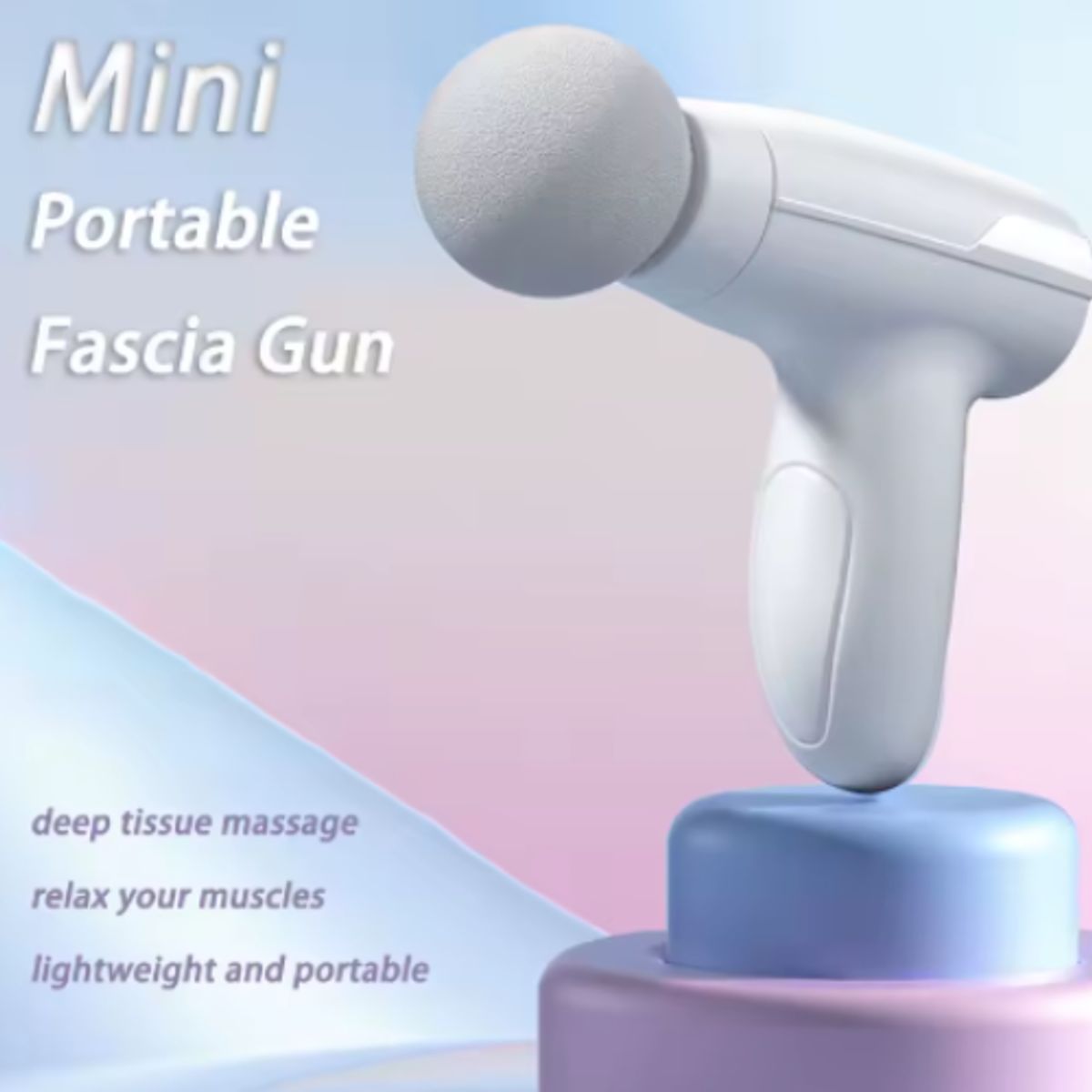 GENERICO - Mini Pistola De Masaje Facial Gun Masajeador Portátil Usb