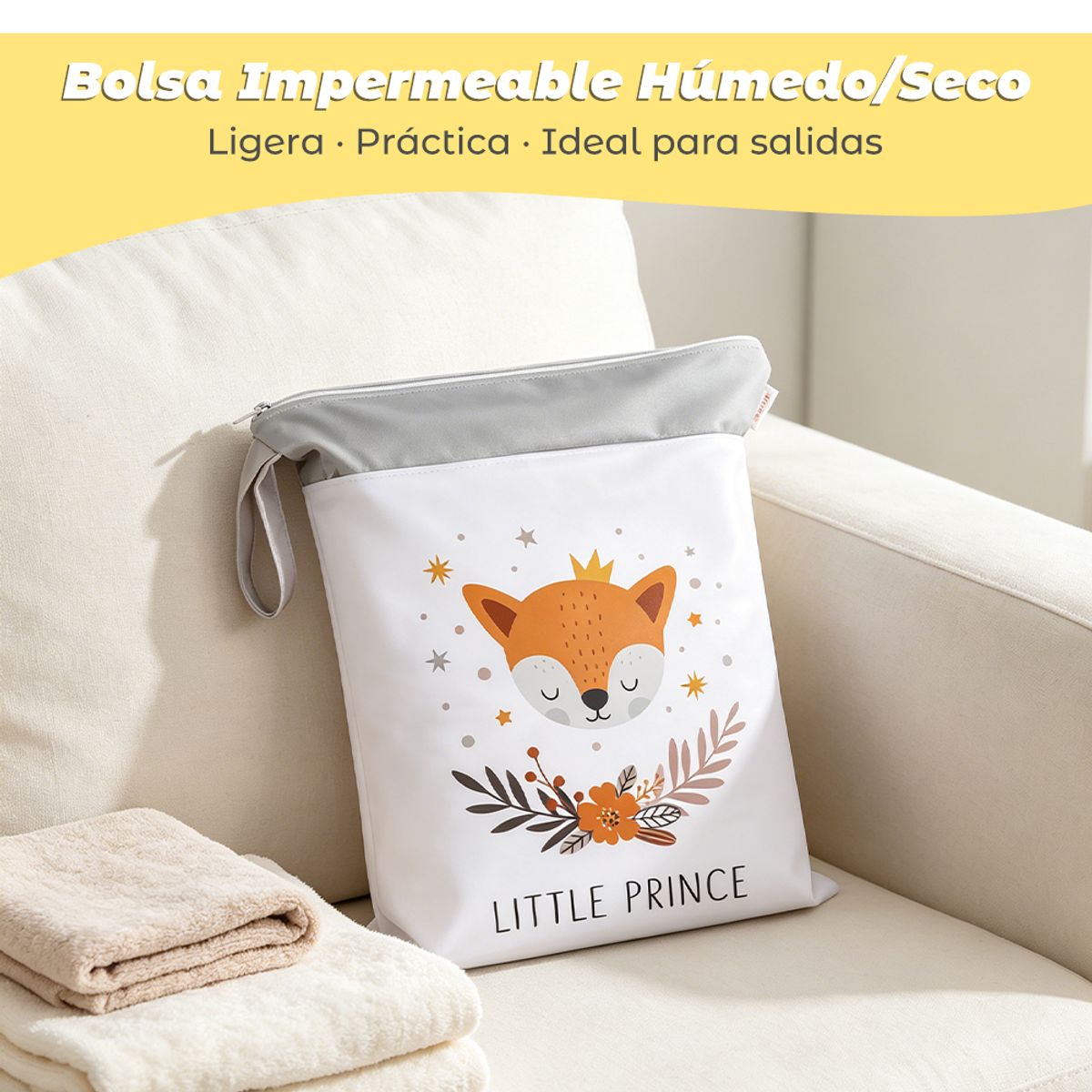 ZSPK - Bolsa Impermeable para Pañales Bebé Bolsa Húmedo Seco