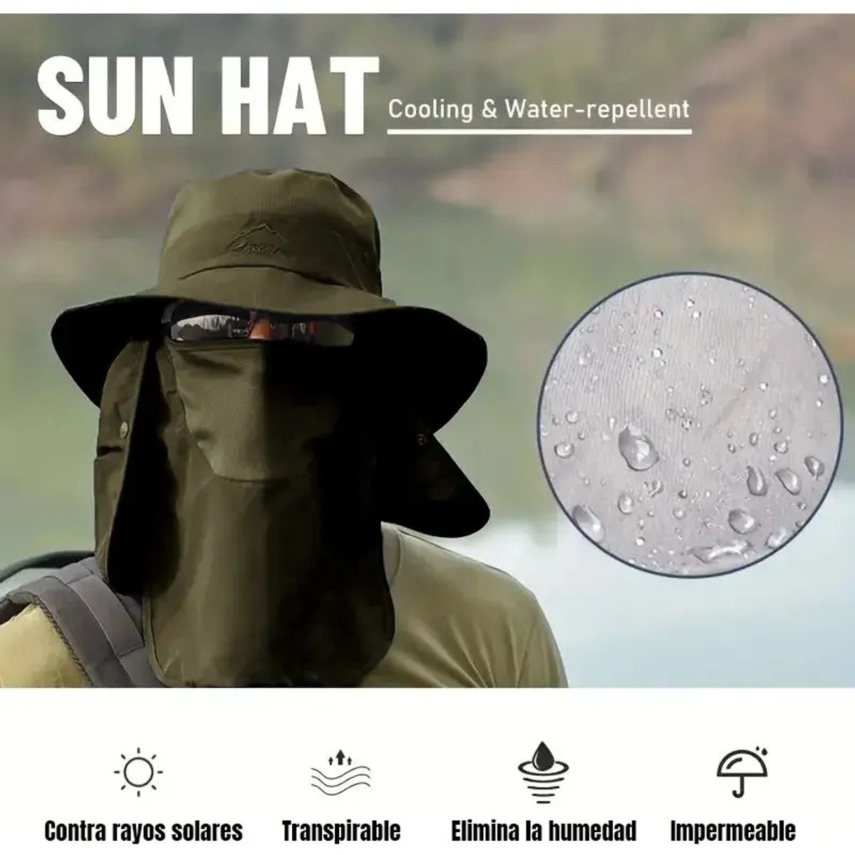 EINICIO - 3en1 Sombrero De Caza Sombrero Pescador Sombrero Legionario