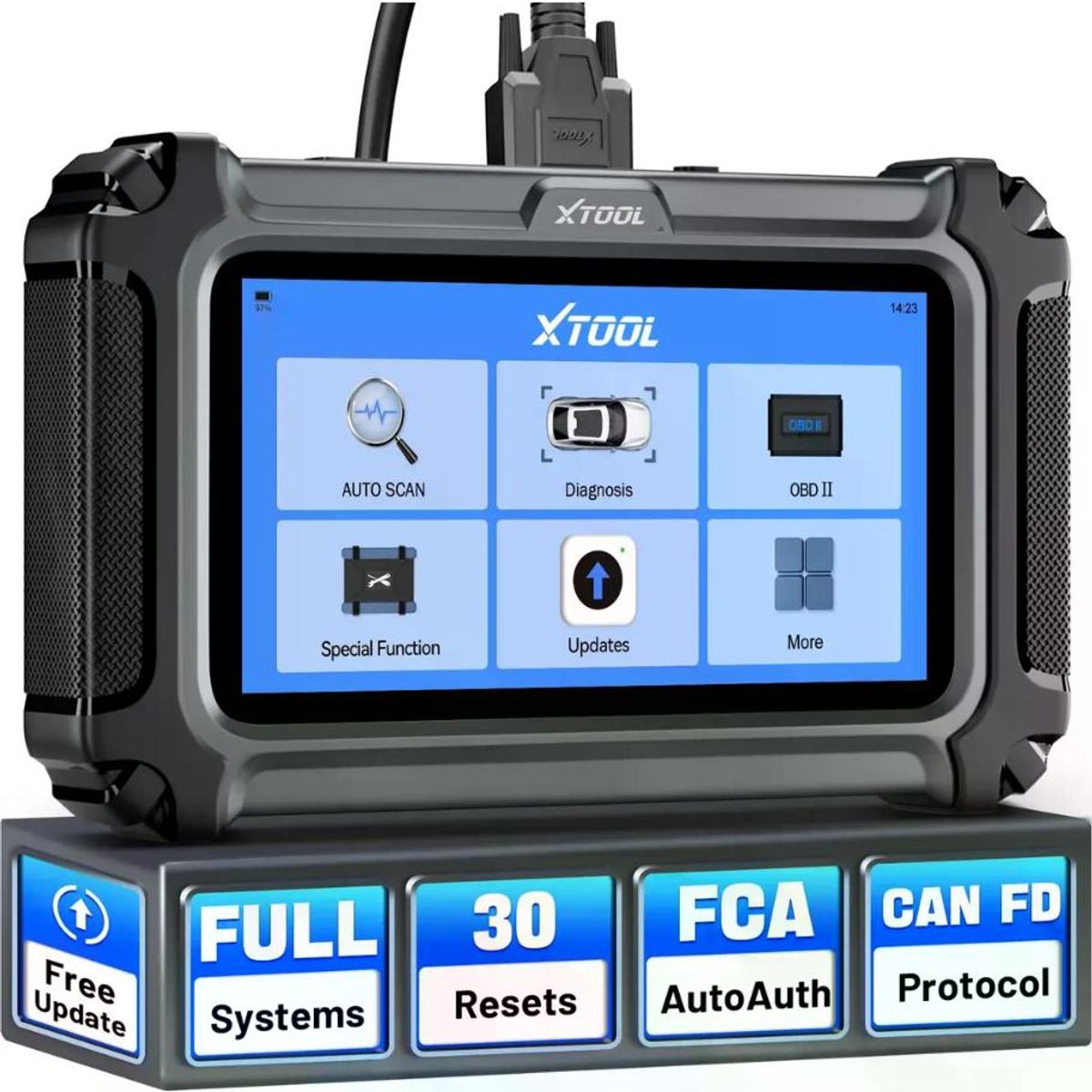 GENERICO - Scanner Automotriz Xtool D6S Táctil 30 funciones especial
