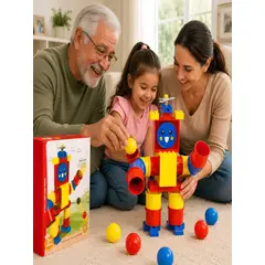 GENERICO - Set de Bloques de Construcción Robot Didáctico Interactivo