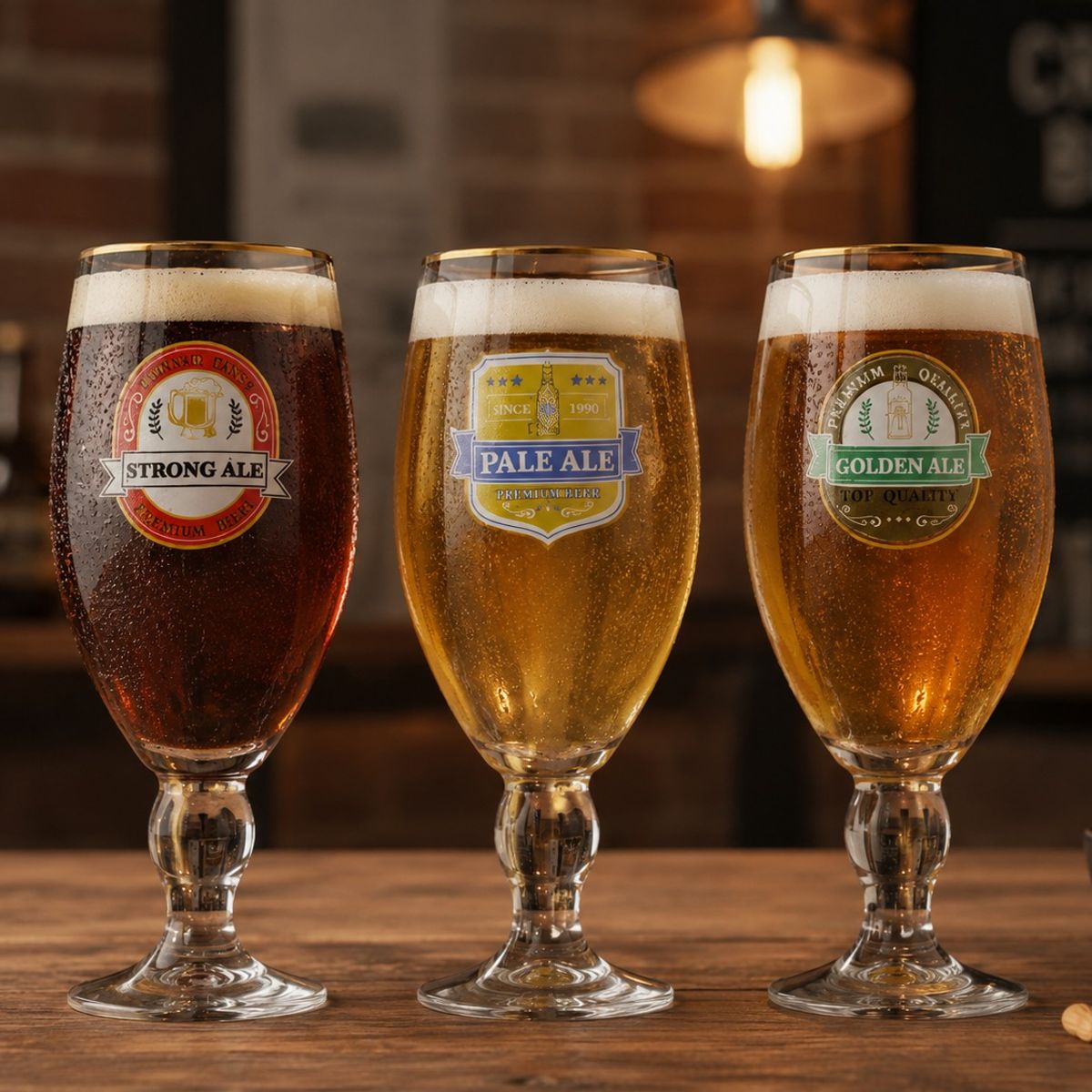 GLASSO - SET 3 COPON CERVECERO DE VIDRIO 500 ML GLASSO