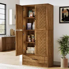 DELUXE - Mueble Estante Despensa Cocina Rustico Lujo Premium