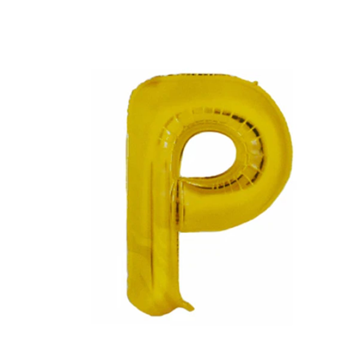 GENERICO - Globos metalizados de letras 40 pulgadas Oro LETRA  P