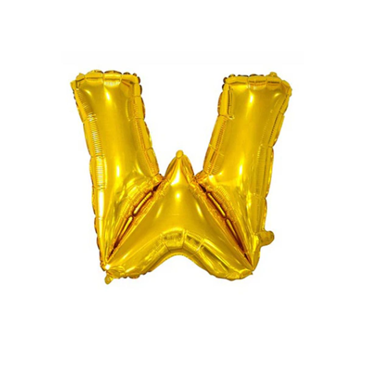 GENERICO - Globos metalizados de letras 40 pulgadas Oro LETRA  W