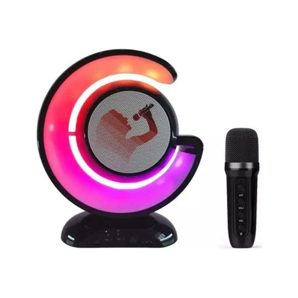 GENERICO - Parlante Karaoke Niños Con Microfono Portatil Recargable Labg