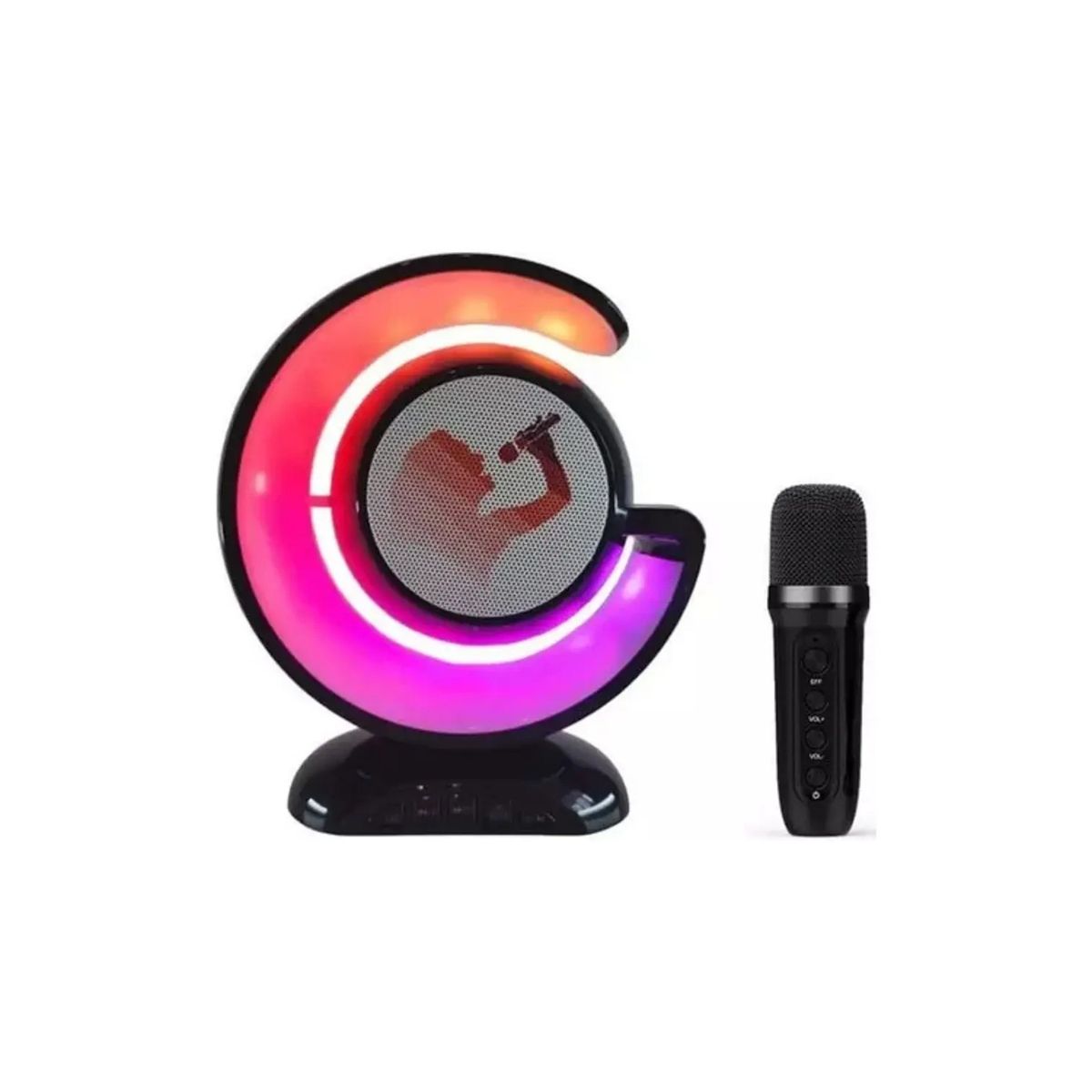 GENERICO - Parlante Karaoke Niños Con Microfono Portatil Recargable Labg