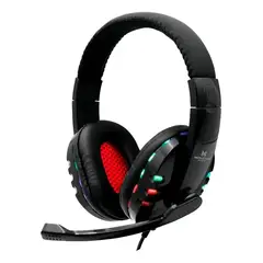 NO LOGO - Auriculares Monster Gamer Bogey Mic Rgb Usb Aux Pc Ps4 Negro