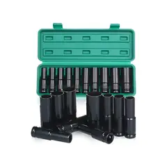 GENERICO - Juego Herramientas Llave Vaso Kit Mecanicas Dados 10pzs Labg