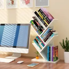 VIDA BUENAS - Estanteria Librero De Arbol 5 Niveles Moderno Librero Arbol