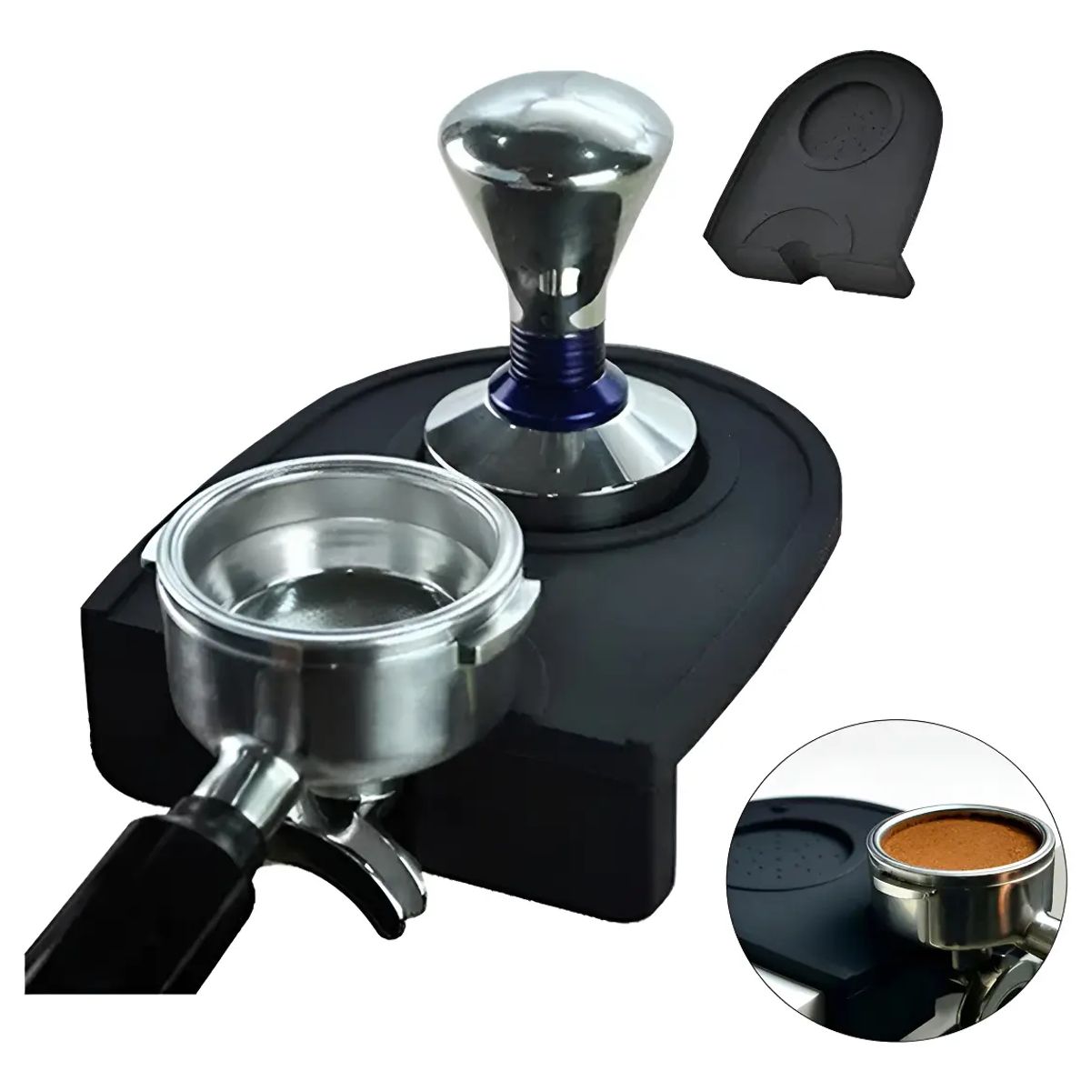 GENERICO - Tamper Mat Tamping Café Espresso Barista Cafetera Cafetería