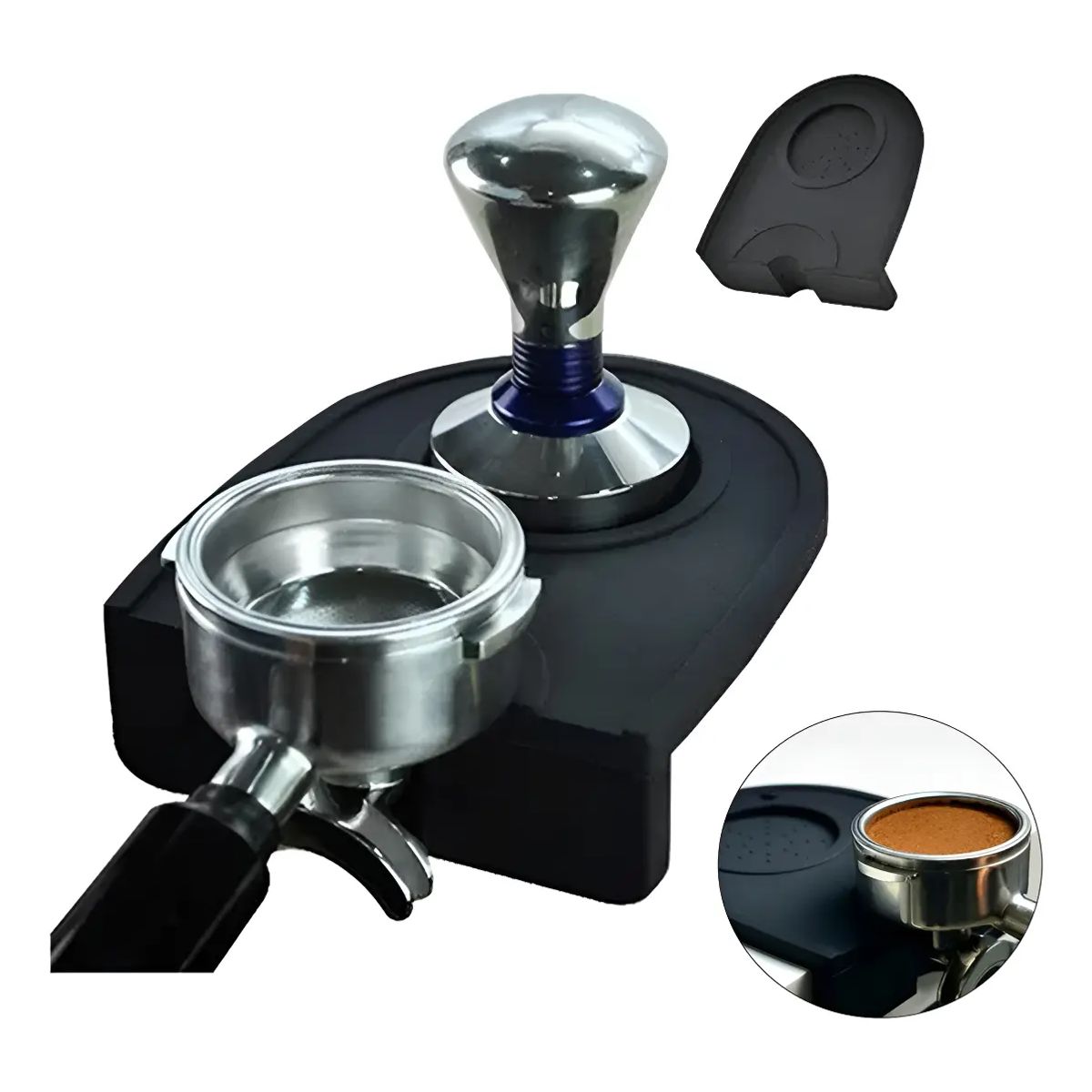 GENERICO - Tamper Mat Tamping Café Espresso Barista Cafetera Cafetería