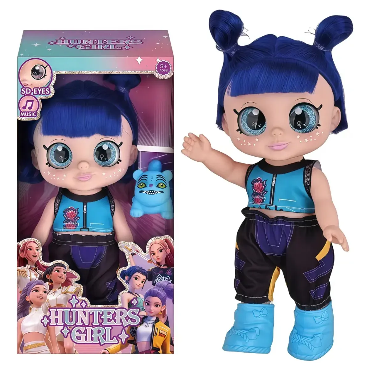 PUREPOWER - K-pop Demon Hunters Muñeca Articulada Y Casa Muñeca+música