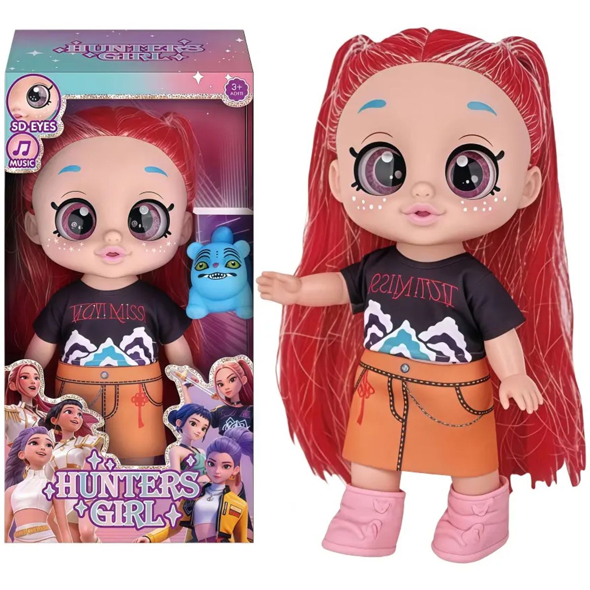 PUREPOWER - K-pop Demon Hunters Muñeca Articulada Y Casa Muñeca+música