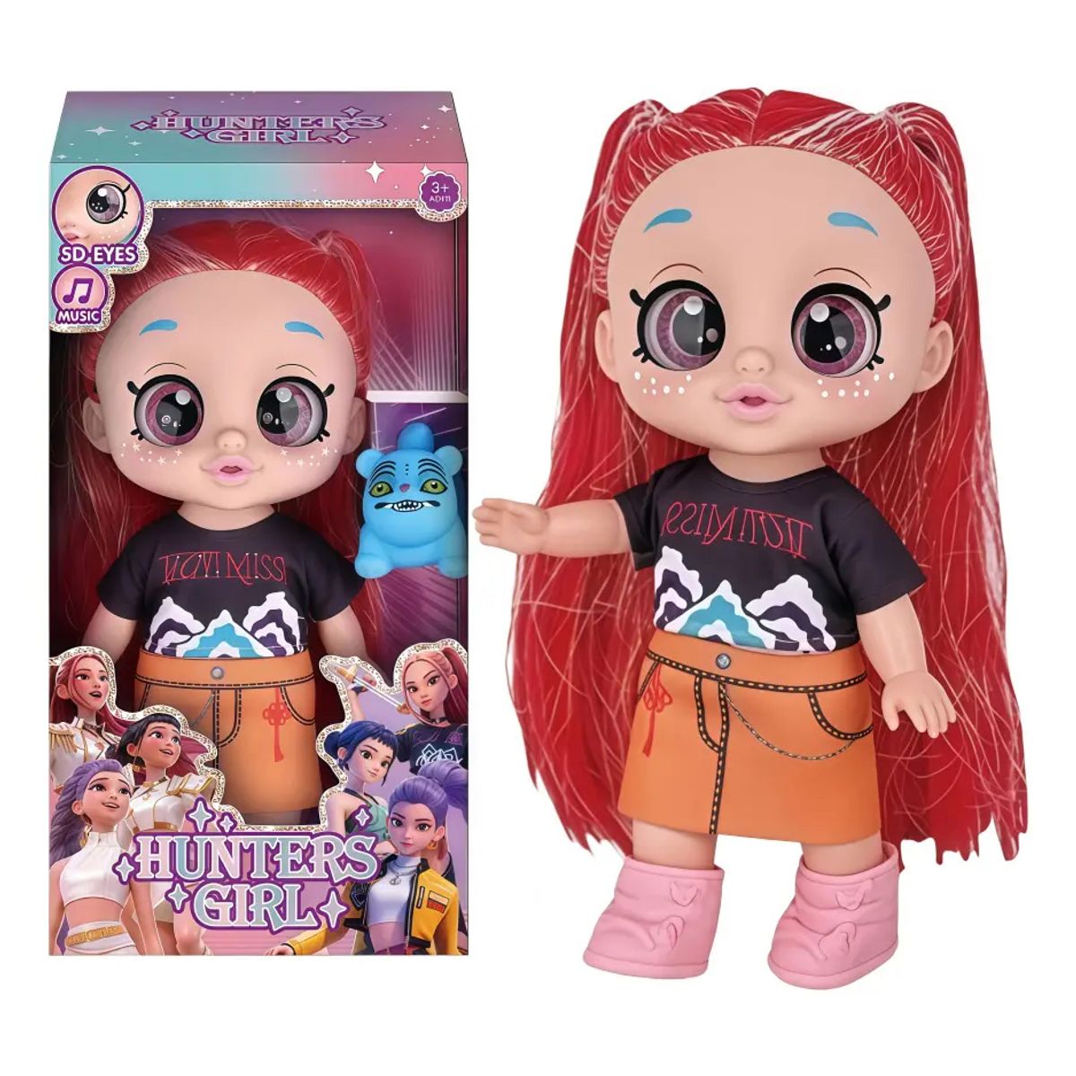 PUREPOWER - K-pop Demon Hunters Muñeca Articulada Y Casa Muñeca+música