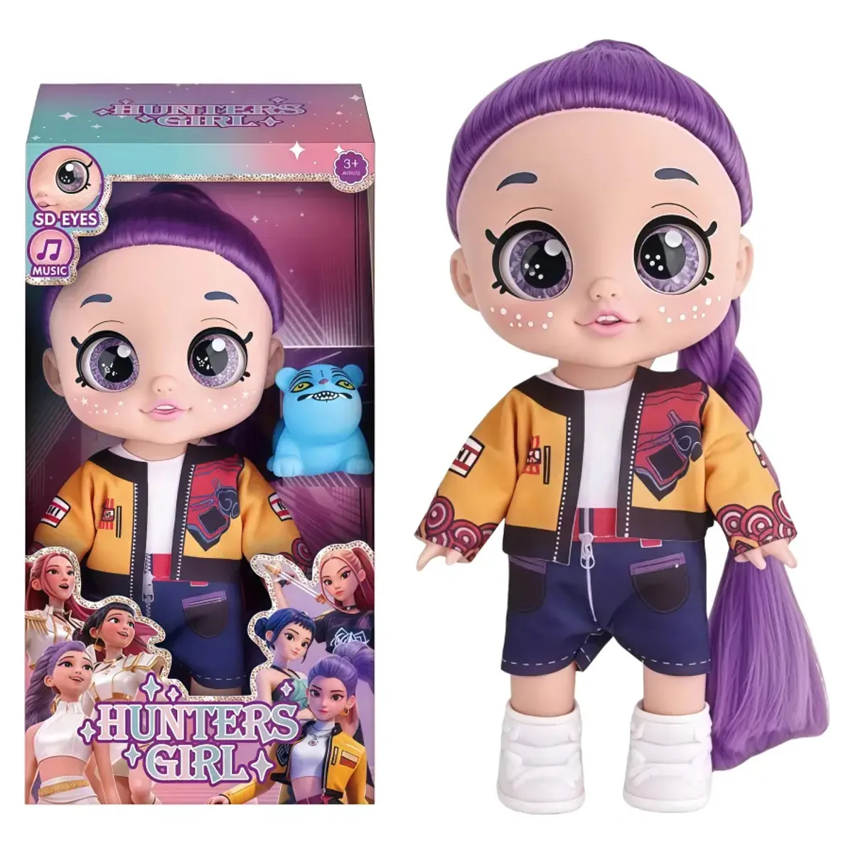 PUREPOWER - K-pop Demon Hunters Muñeca Articulada Y Casa Muñeca+música