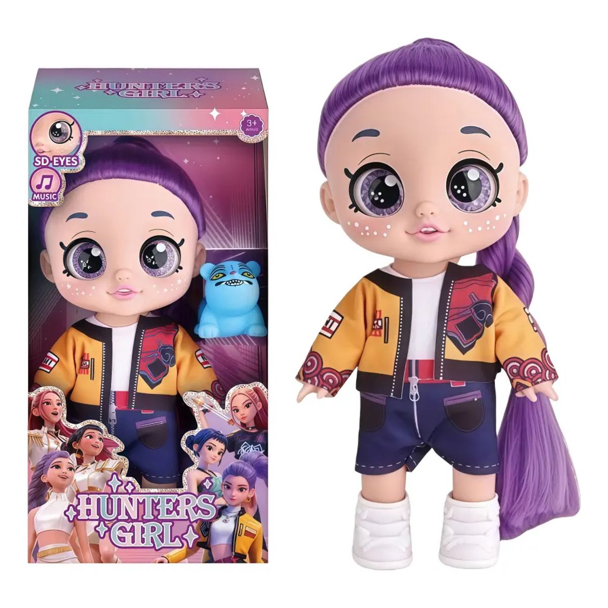PUREPOWER - K-pop Demon Hunters Muñeca Articulada Y Casa Muñeca+música