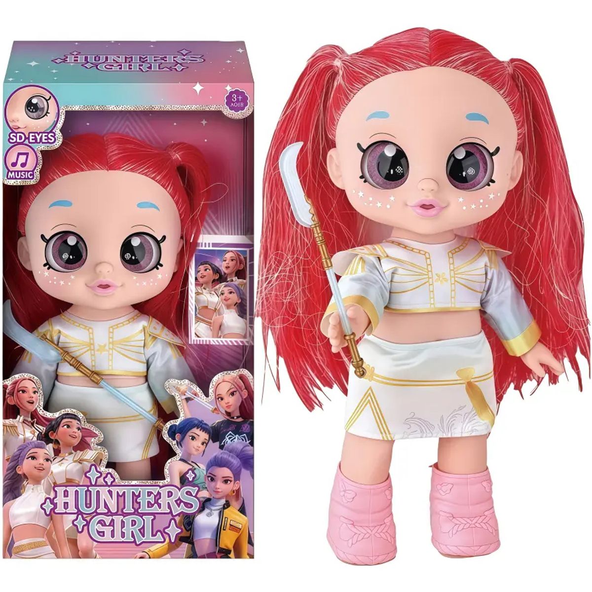 PUREPOWER - K-pop Demon Hunters Muñeca Articulada Y Casa Muñeca+música