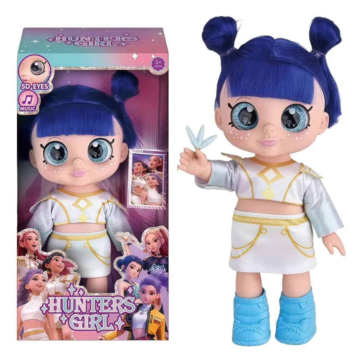 PUREPOWER - K-pop Demon Hunters Muñeca Articulada Y Casa Muñeca+música