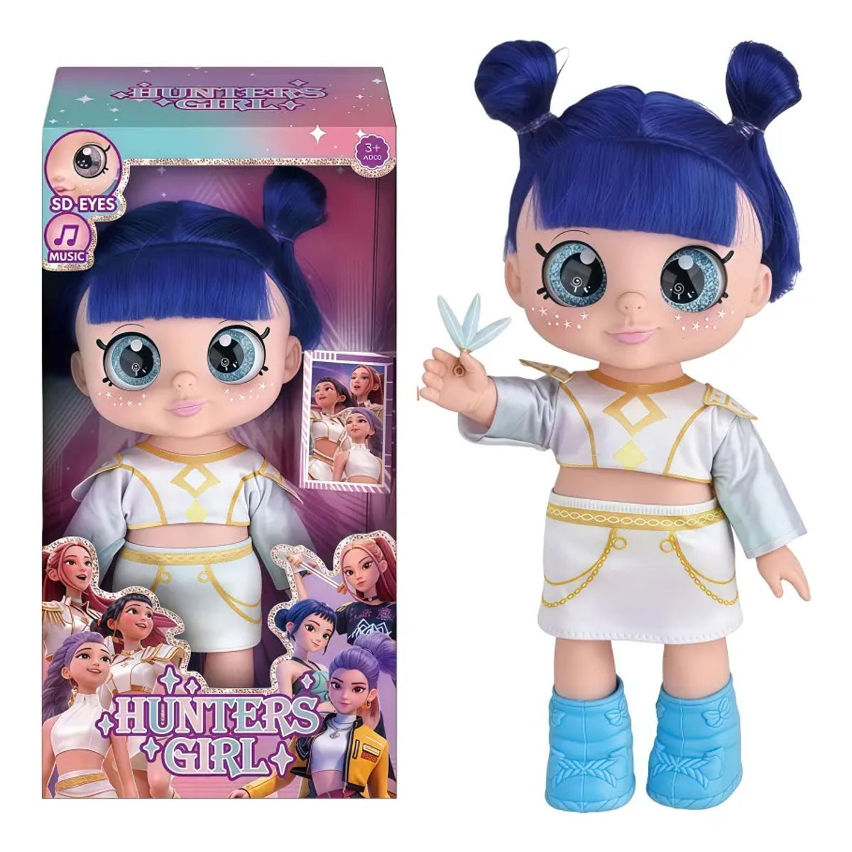 PUREPOWER - K-pop Demon Hunters Muñeca Articulada Y Casa Muñeca+música