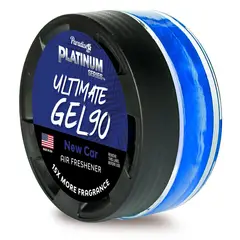 PARADISE - Aromatizante Air Platinum Series Ultimate Gel 90 New Car 30g