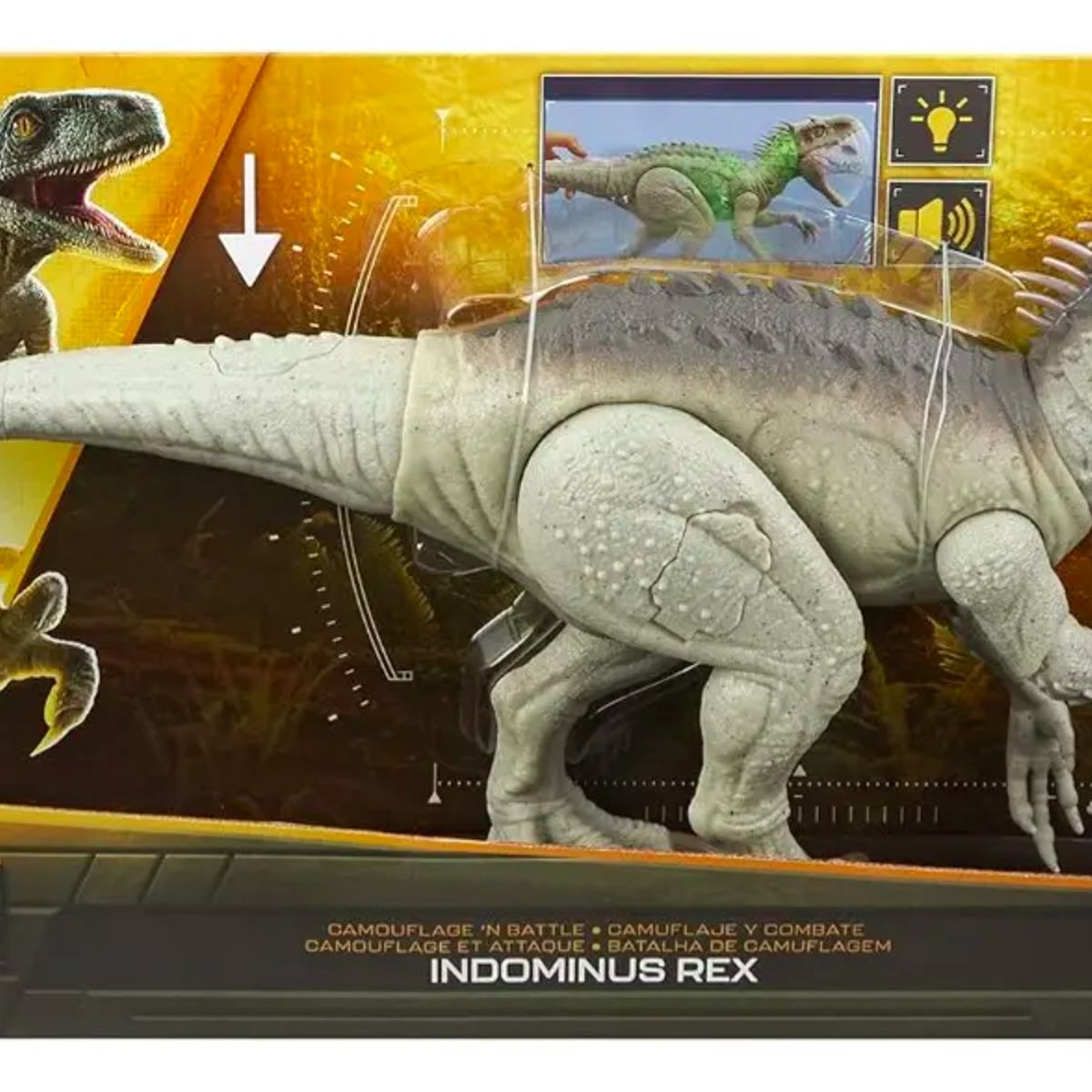 GENERICO - Jurassic World Indominus Rex Dino Trackers Luz Y Sonidos