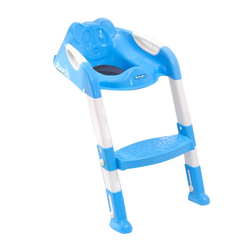 BEBEGLO - Asiento Wc Con Escalón Rs-17860 Celeste Bebeglo