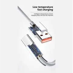 GENERICO - Cable 6A USB A -TIPO C 33w-67w-120w 1.8 metros