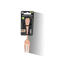 GENERICO - Tenedor Para Postre 3pcs Bronce 14.2cm