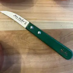 LAGUIOLE - Cuchillo Curvo Pelador 12 cm Verde Jean Dubost