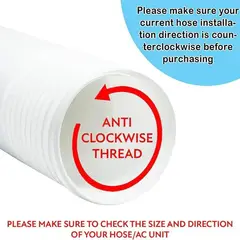 GENERICO - Manga Tubo Aire Acondicionado 2mt15cmflexible Calambre
