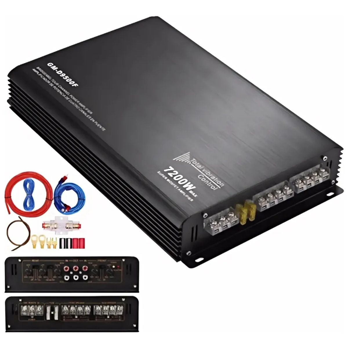 AUDOTO - Amplificador Para Carro Fuente Audiobahn De 4 Canales 7200w