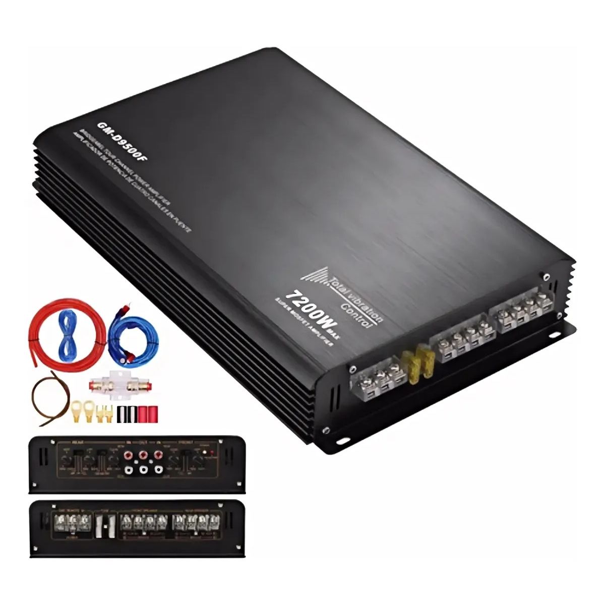 AUDOTO - Amplificador Para Carro Fuente Audiobahn De 4 Canales 7200w