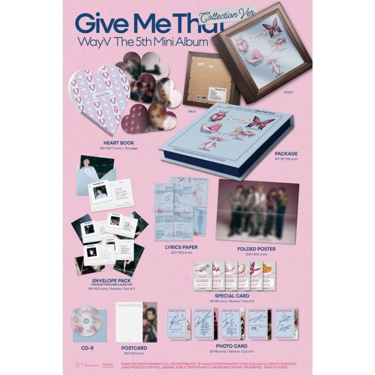 GENERICO - WayV The 5th Mini Album Give Me That Collection Ver.