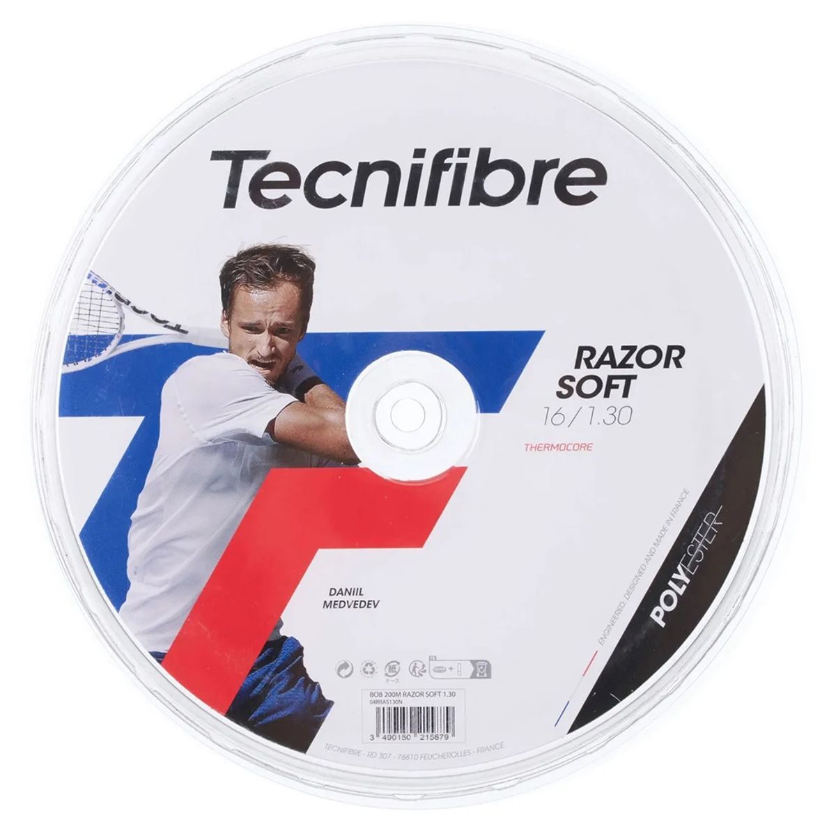 TECNIFIBRE - Rollo de Cuerda Tecnifibre Razor Soft 1.30 - 200m