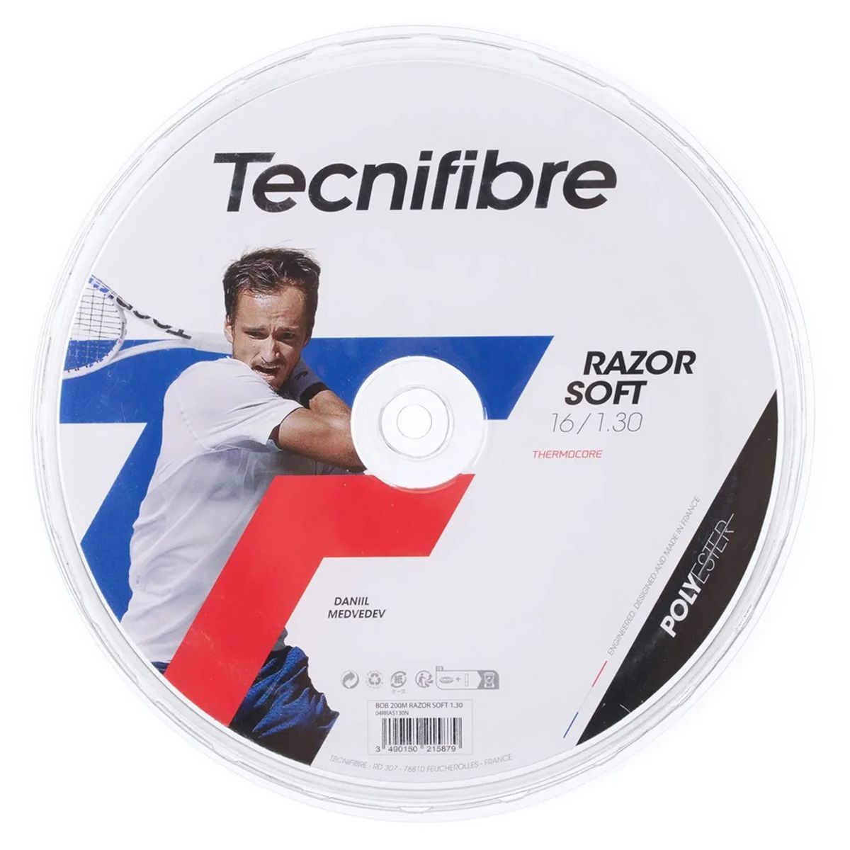 TECNIFIBRE - Rollo de Cuerda Tecnifibre Razor Soft 1.30 - 200m
