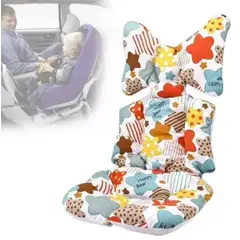 GENERICO - Cojin Acolchado Bebe Silla Auto Coche Estampado Surtido
